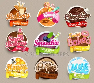 Stickers Labels Printing, Transparent Stickers Printing