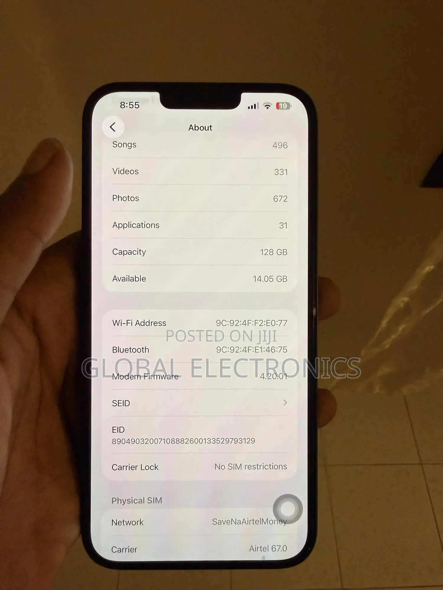 Apple iPhone 14 Plus 128 GB Black
