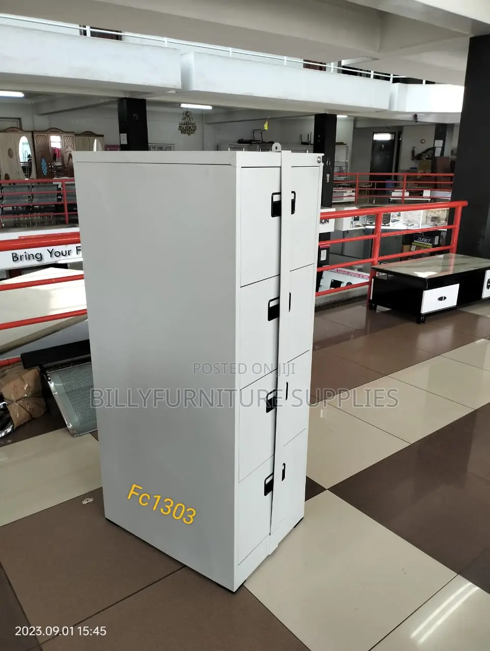 4 Drawers With Security Bar Rod