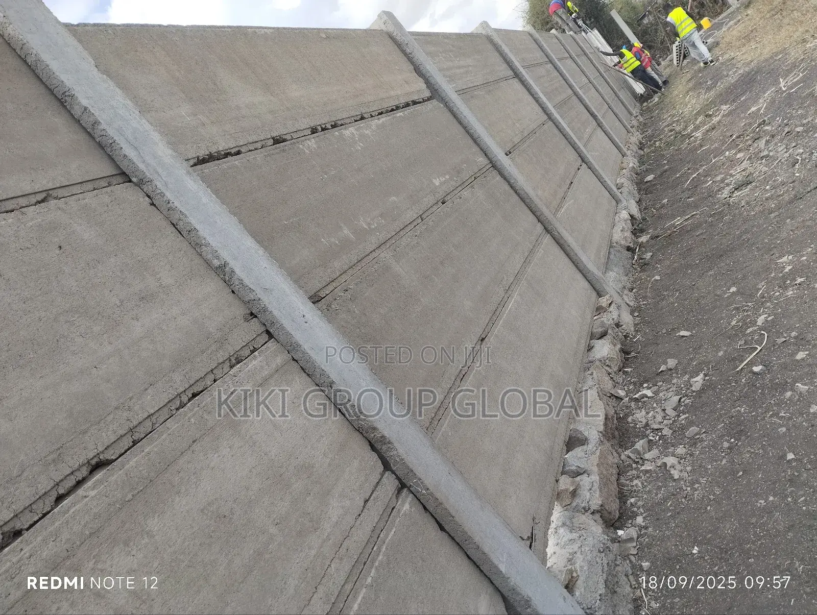 Precast Perimeter Fence Construction