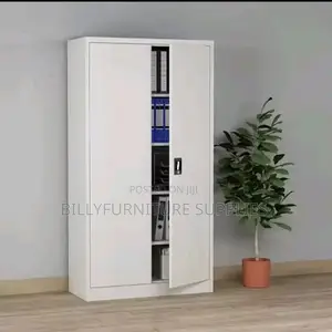Modern Metallic Office File Cabinet