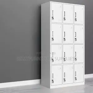 12 Locker Metallic File Cabinet
