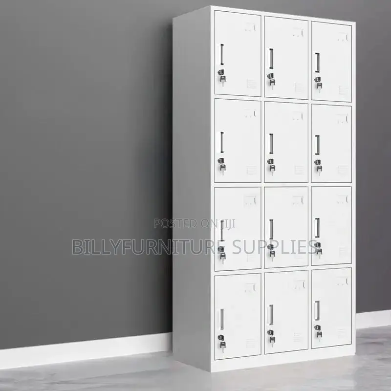 12 Locker Metallic File Cabinet