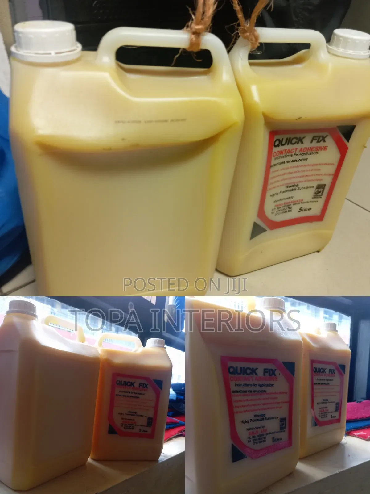 5 Litres Quick Fix Contact Adhesive Glue