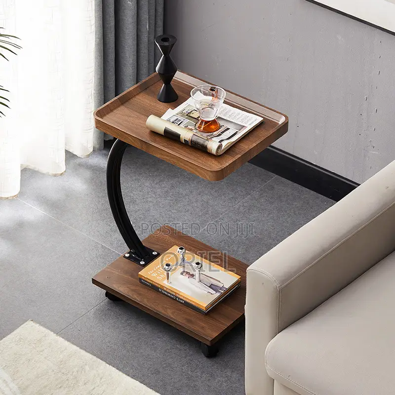 Side Table : Modern Marble C-Shaped Side Table