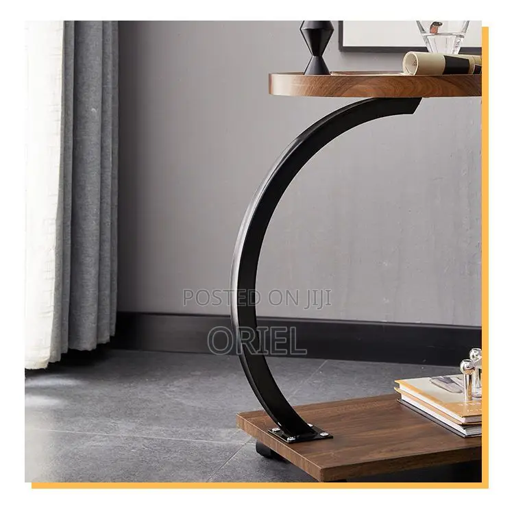 Side Table : Modern Marble C-Shaped Side Table