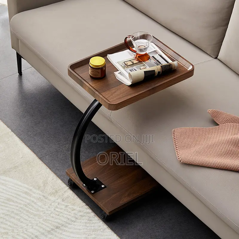 Side Table : Modern Marble C-Shaped Side Table