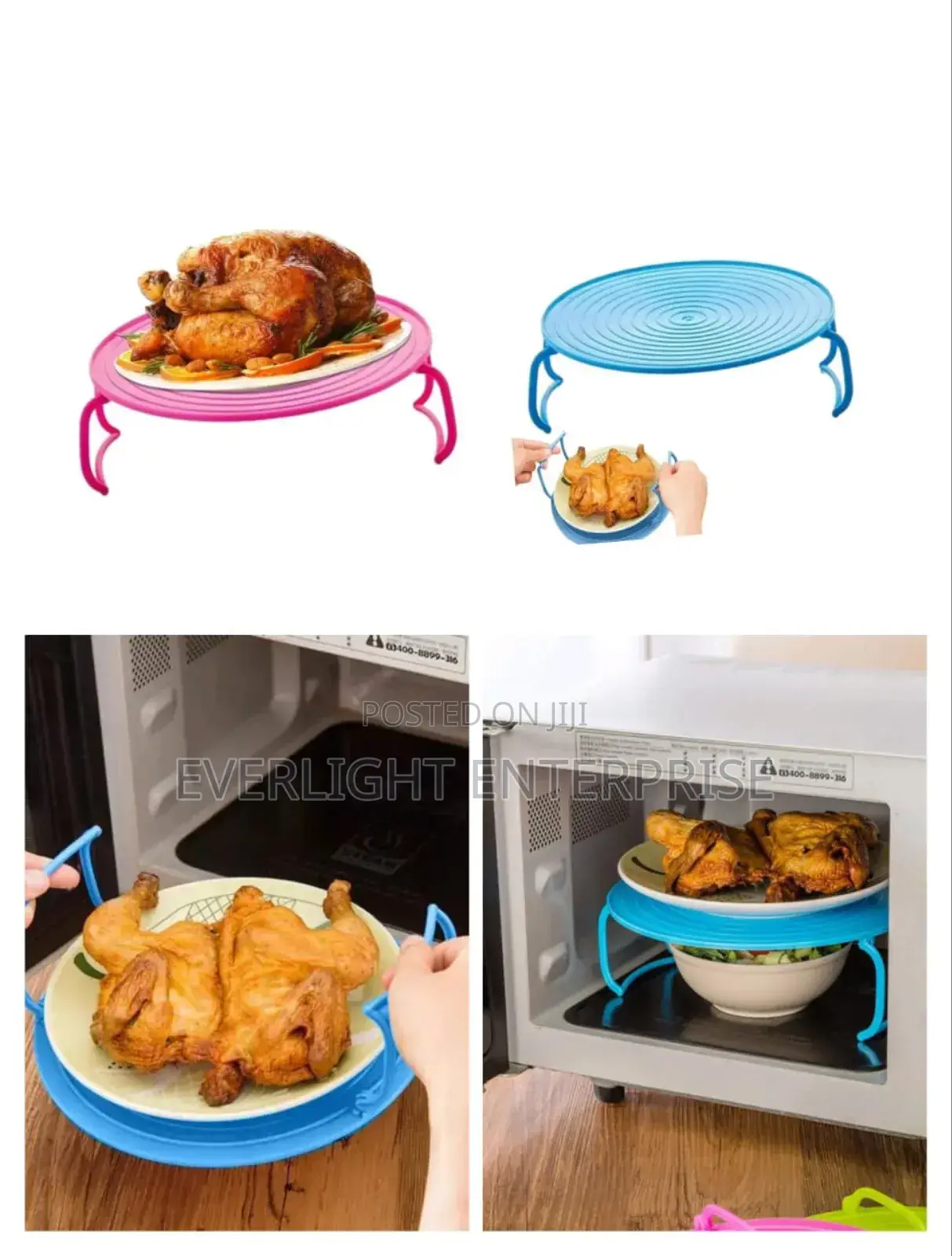 Microwave Tray Placement Rack