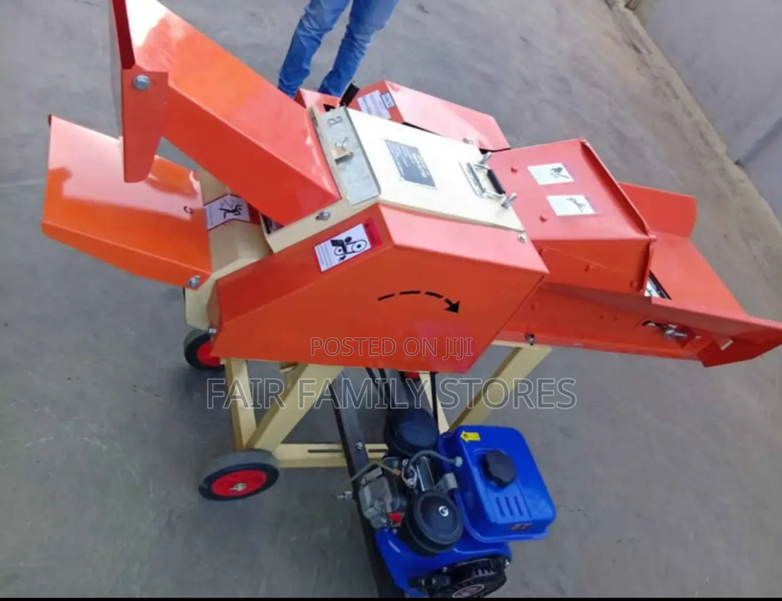 High Speed Chopper Chaff Cutter