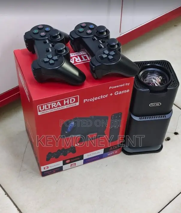 Hy320 Android 13 Projector With Built in Games