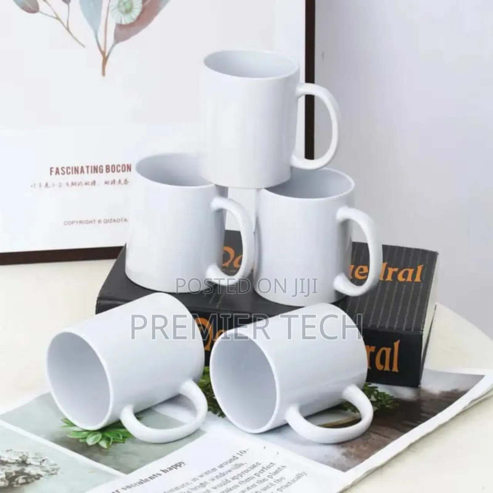 Pure White Classy Mugs