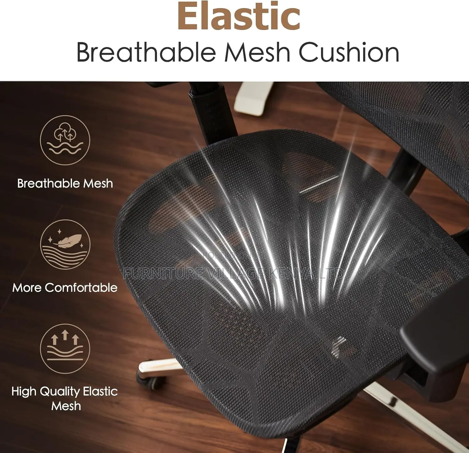Office Chairs - High-back Executive Orthopedic Seat