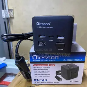 Real-Time Monitoring 150w Dc 12v to Ac 220v Converter Outlets 2 Usb