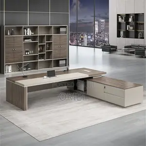 Office Desk : 1.8m Office L-Shaped Executive Desk
