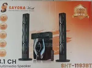 New In The Market

Sayona 1193bt Tallboy
3.1 Channel
20000watts
