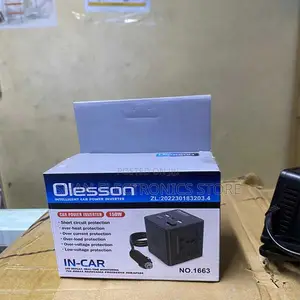 Upgraded 150w Car Inverter With Led Digital Display Extension Cable