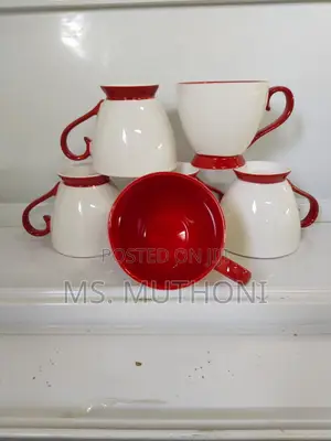 12 PCS White Ceramic Coffee/Tea Mugs,