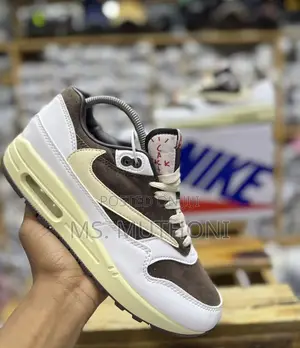 1st Copy Travis Scott X Nike Air Max 1 Reverse Mocha* Size 38-45