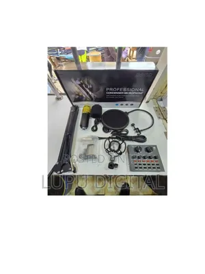 V8 Condenser Microphone With Live Recording
