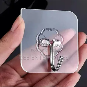 10pcs Transparent Wall Sticker Hooks