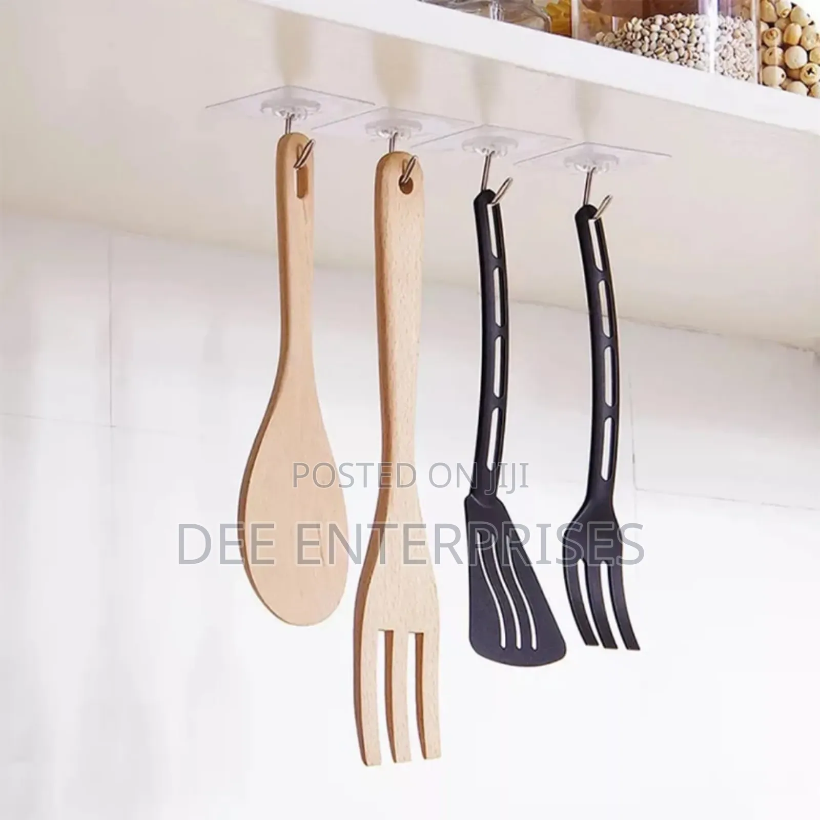 10pcs Transparent Wall Sticker Hooks