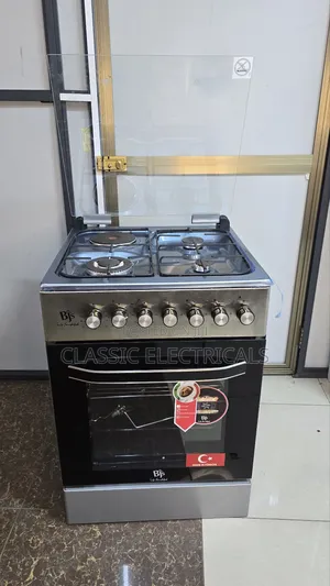 60*60 BJS 3+1 Stainless Steel Top Standing Cooker Abailable