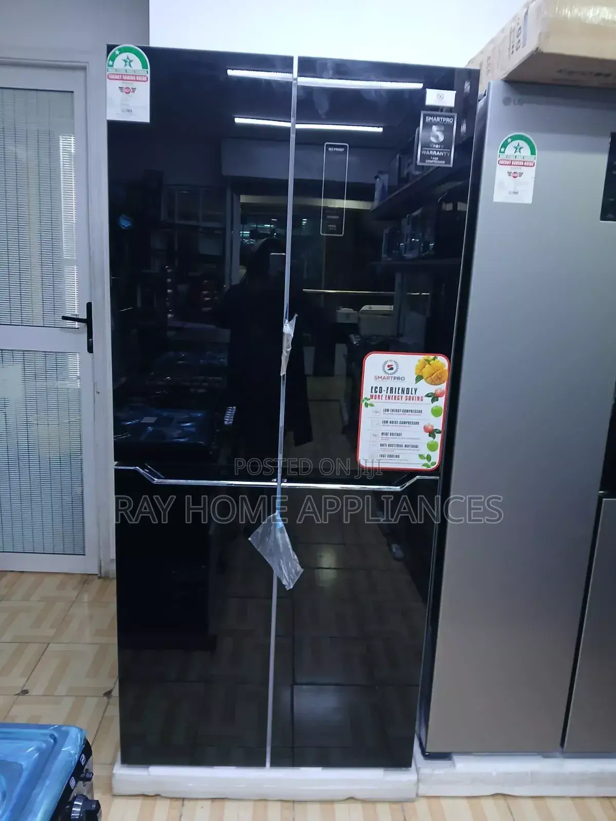 Smartpro Side by Side SFR-585d4-a Refrigerator 421litres