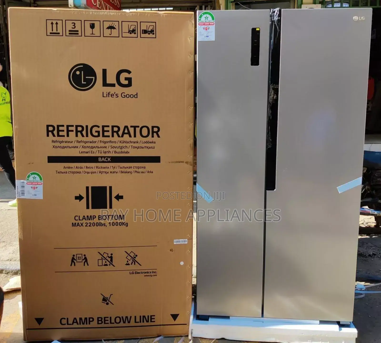 519litres Lg Side by Side Refrigerator