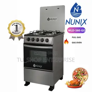 New Model 50x55 Nunix Full Gas Standing Cooker – Compact.