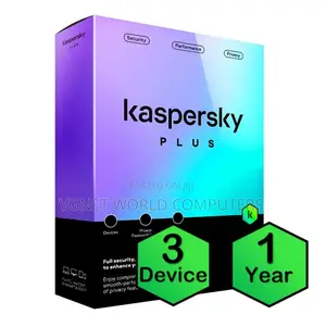 Kaspersky Plus 3 Users Internet Security 1 Year License