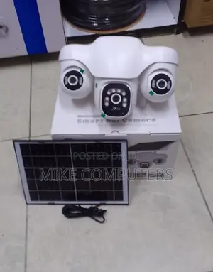 Simcard Solar Powered 4g Simcard Triple Lens Solar Floodlight