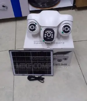 4g Simcard Solar Powered Outdoor CCTV Camera With Street Floodlight