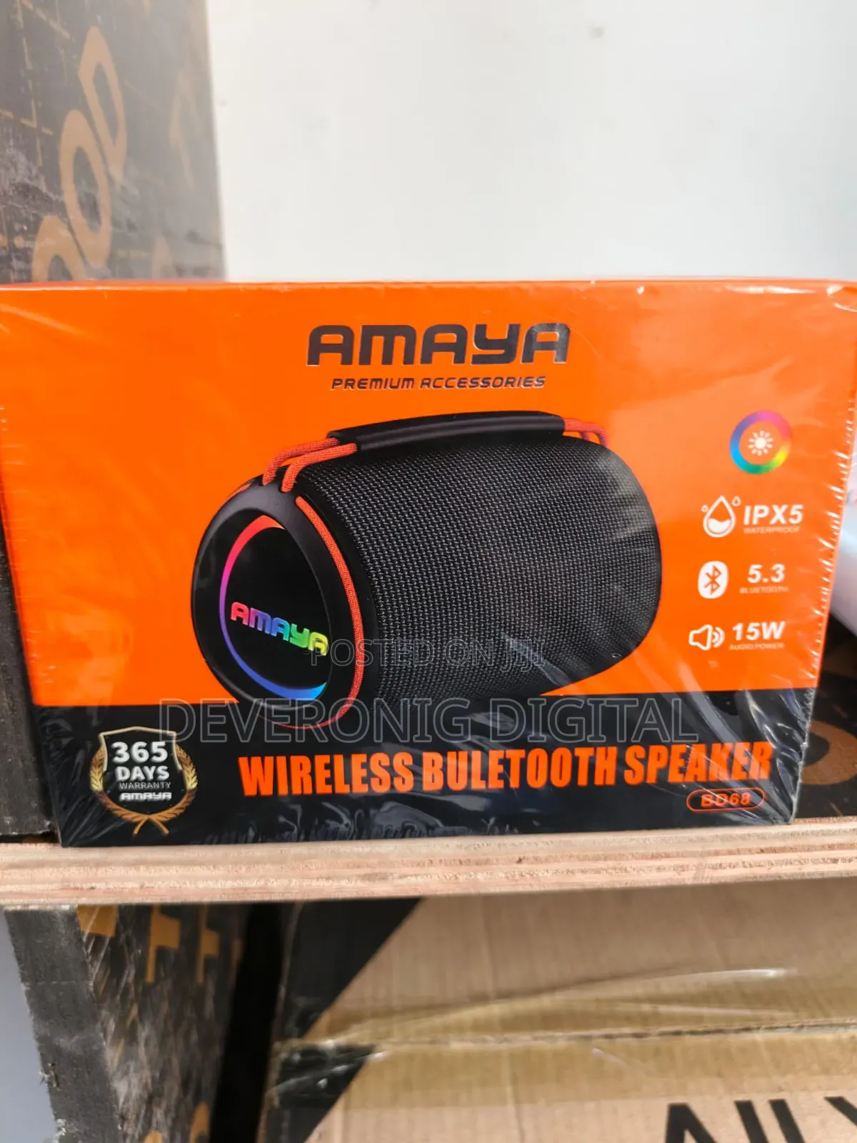 Amaya Wireless Bluetooth Speaker Bd68