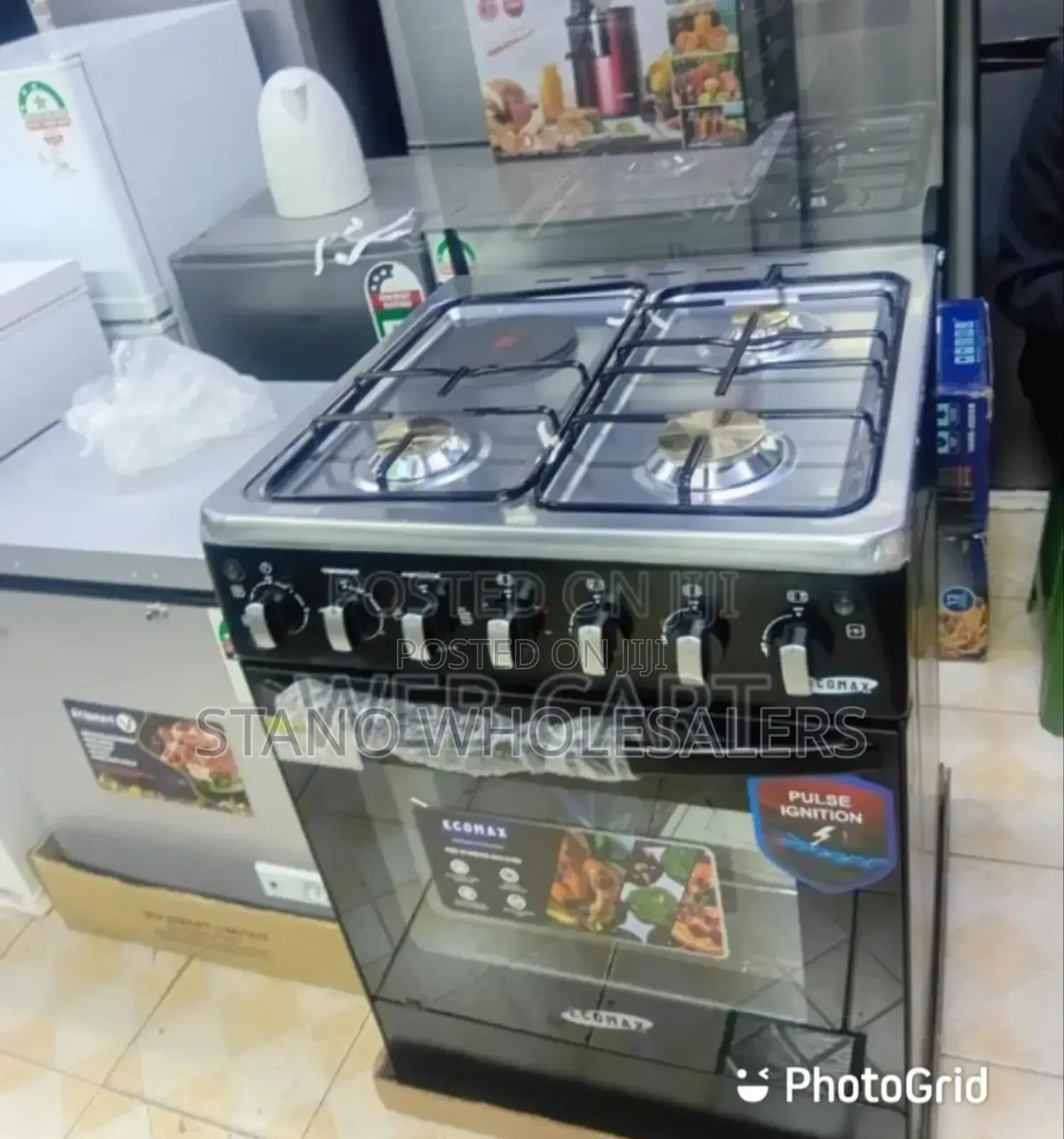 With Electric Cooker Oven- Ecomax 60by60 Cooker