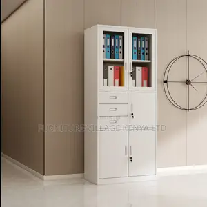 2-door Metallic Office Cabinet With Safe