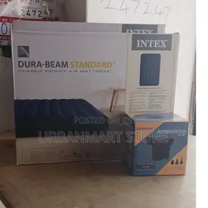 Intex 4×6 Air Mattress With Electric Pump – Fast Inflate Comfort