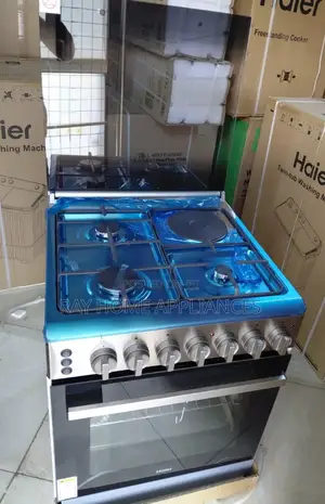 60cm*60m Haier 3g + 1e Standing Cooker (Hre6313cdrss)No Gas Sensor