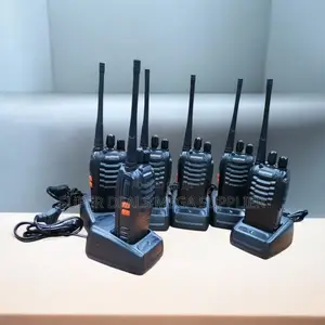 Portable Long Range Baofeng Bf-888s Walkie Talkie Radio Calls-6 Pieces