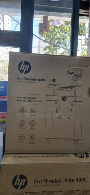 Brand New Hp Pro Shredder Auto 200mc 10/200 Sheets