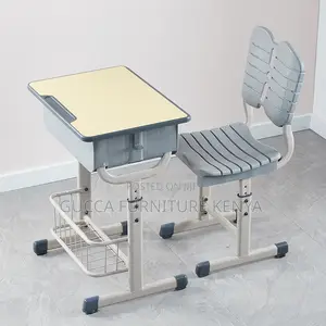 Modern Adjustable Kids Desk And Chair Study Set