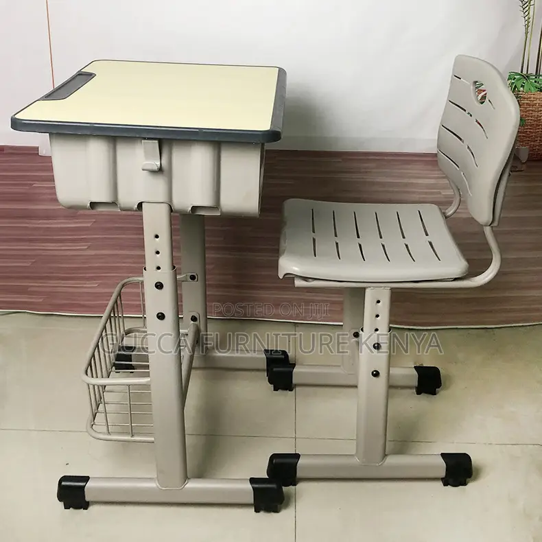 Modern Adjustable Kids Desk And Chair Study Set