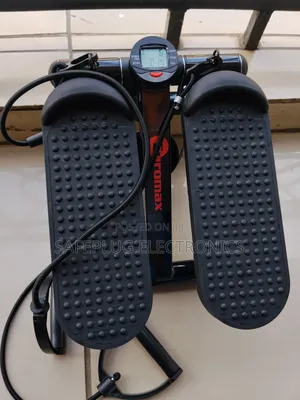 Black Mini Stepper - Silent, Fits Under Desk (Burn Calories While
