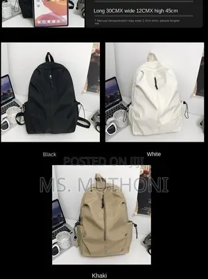 Water-Repellent Oxford Student / Laptop Backpack