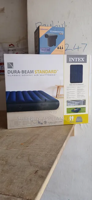 Intex 5×6 Inflatable Sleep Bed With Flocked Top
