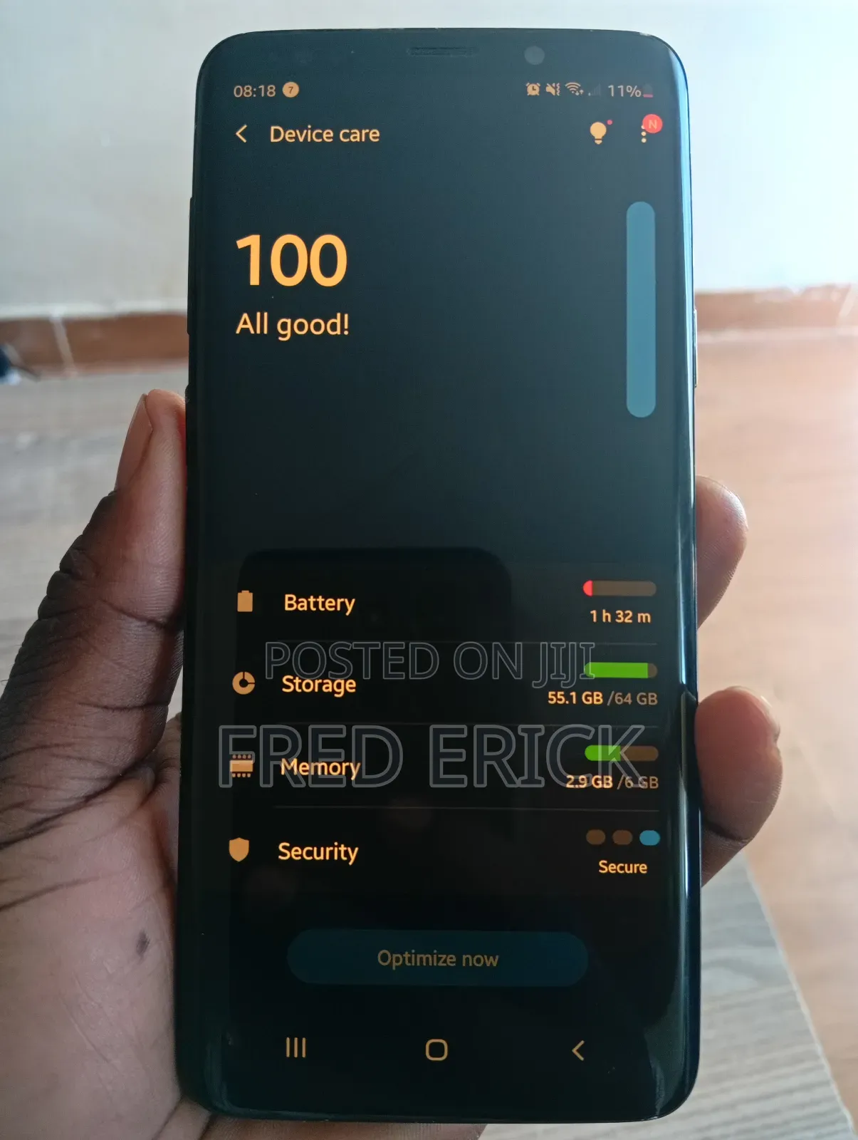 Samsung Galaxy S9 Plus 64 GB Black
