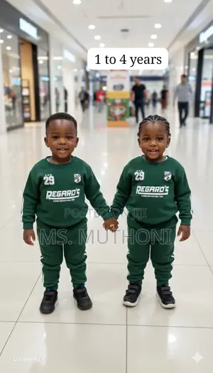 Kids 2 Piece Sweatsuits Sets (1-4yrs)