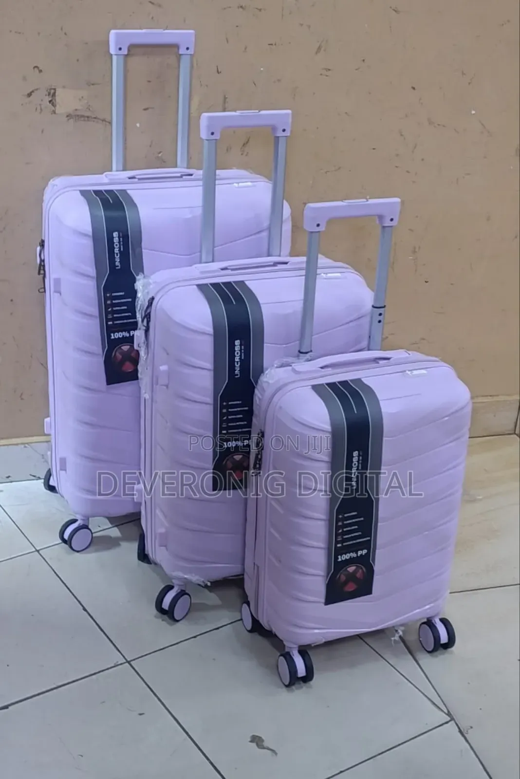 *3 in 1 Unbreakable Pp Suitcases 
