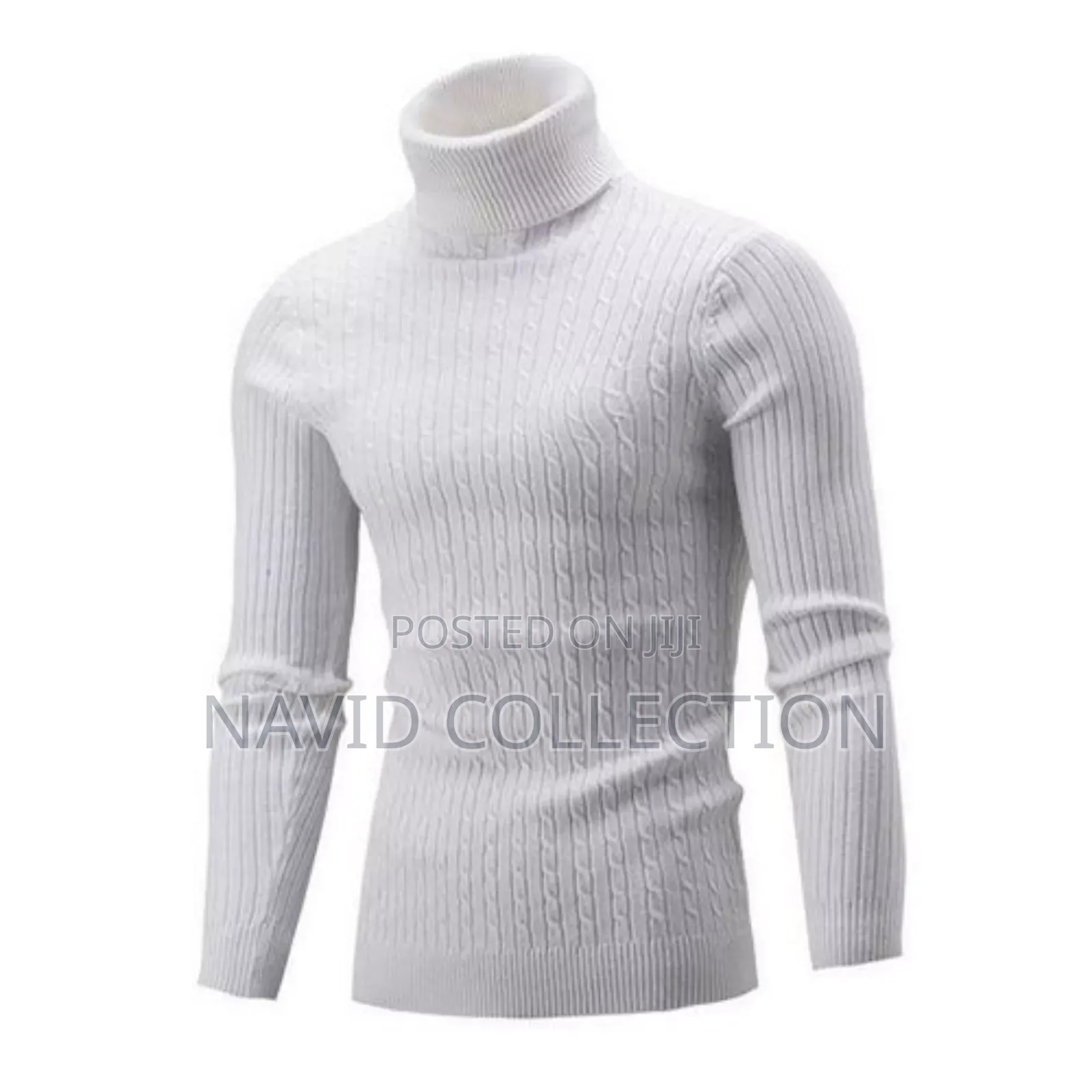 White Pullneck Sweater
