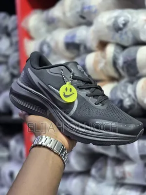 All Black Nike Vomero 18 Road Running Shoe