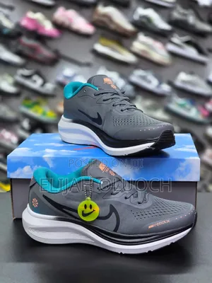 Grey Nike Air Alpha Zoom Running Shoes